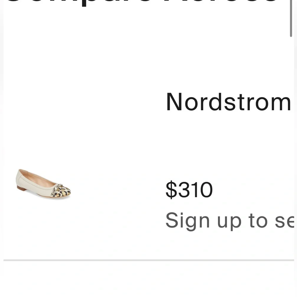 AGL Leather Flats with Leopard Cap Toe - Picture 11 of 12